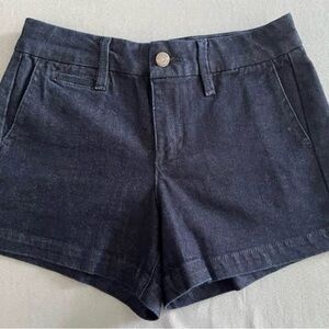 Women's Size 24 Dark Blue Denim Shorts